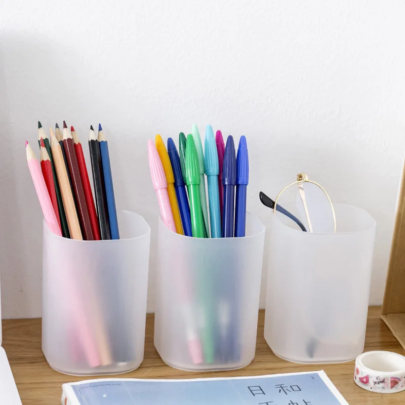 Muji Concise Style Creative Plastic Pen Container Simple Pure Color Desktop Pencil Case Office School Stationery
Muji Concise Style Creative Plastic Pen Container Simple Pure Color Desktop Pencil Case Office School Stationery