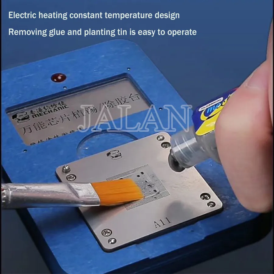 7/IX7 Multi-functional A8 A9 A10 A11 A12 Mainboard CPU IC Chip Glue Removal Layering And Bonding BGA Reballing Platform
7/IX7 Multi-functional A8 A9 A10 A11 A12 Mainboard CPU IC Chip Glue Removal Layering And Bonding BGA Reballing Platform