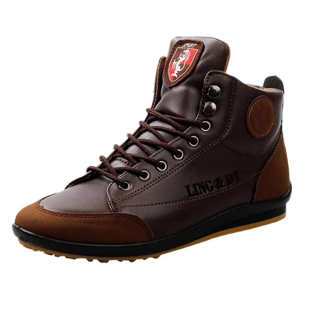 Men's Shoes Leather Casual Boots Winter Sneakers Sports Fashion Shoes British Style Vintage Shoes High Quality Boots For Men
Men's Shoes Leather Casual Boots Winter Sneakers Sports Fashion Shoes British Style Vintage Shoes High Quality Boots For Men
