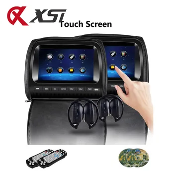 XST 2PCS 9 Inch Touch Screen Car Headrest Monitor DVD Video Player Zipper Cover TFT LCD IR/FM Transmitter/USB/SD/Speaker/Game
XST 2PCS 9 Inch Touch Screen Car Headrest Monitor DVD Video Player Zipper Cover TFT LCD IR/FM Transmitter/USB/SD/Speaker/Game