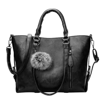 Fashion Large Capacity Causal Shoulder Bags for Women 2020 Leather Hairball Purse Handbags Retro Tassel Shopper Tote #Zer
Fashion Large Capacity Causal Shoulder Bags for Women 2020 Leather Hairball Purse Handbags Retro Tassel Shopper Tote #Zer