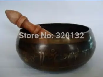 Nepalese Old TIBETAN SINGING BOWL Tibet Bronze Buddha Mantra Singing Strike Bowl 76mm Diameter Wholesale 2pcs bronze Bowls
Nepalese Old TIBETAN SINGING BOWL Tibet Bronze Buddha Mantra Singing Strike Bowl 76mm Diameter Wholesale 2pcs bronze Bowls