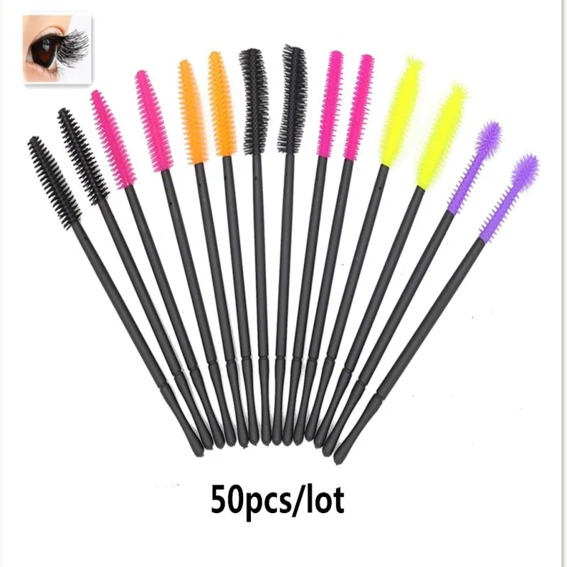 50pcs/set Disposable eyelash brushes Colorful 7 styles beauty makeup eye lash brush Professional women cosmetic makeup tools kit
50pcs/set Disposable eyelash brushes Colorful 7 styles beauty makeup eye lash brush Professional women cosmetic makeup tools kit