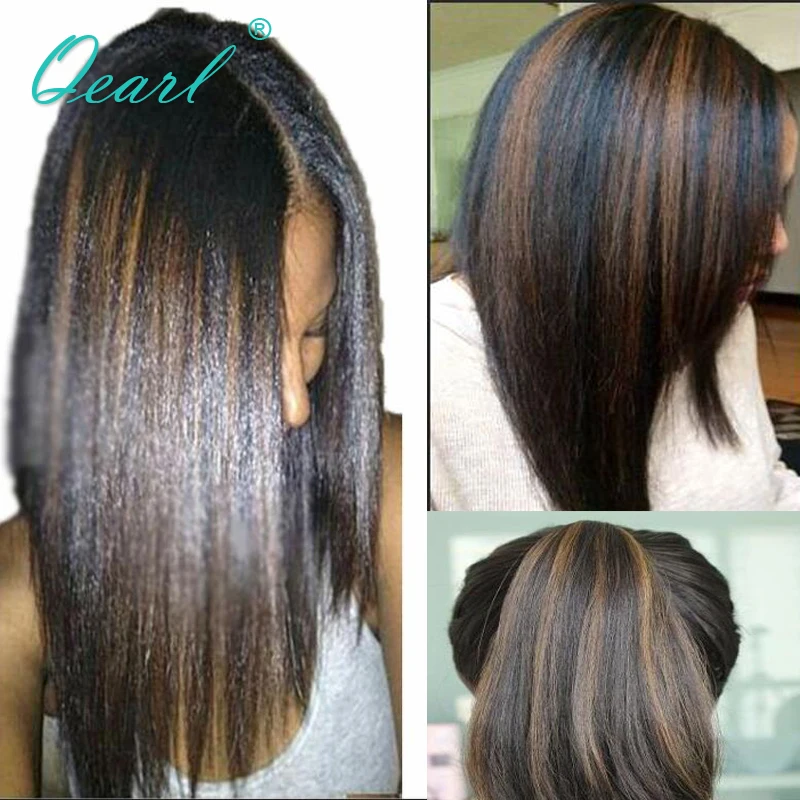 Highlight Colored Human Hair Wigs Lace Front Wig Preplucked Hairline with Baby Hairs Brazilian Straight Remy Hair 13x6 Qearl
Highlight Colored Human Hair Wigs Lace Front Wig Preplucked Hairline with Baby Hairs Brazilian Straight Remy Hair 13x6 Qearl