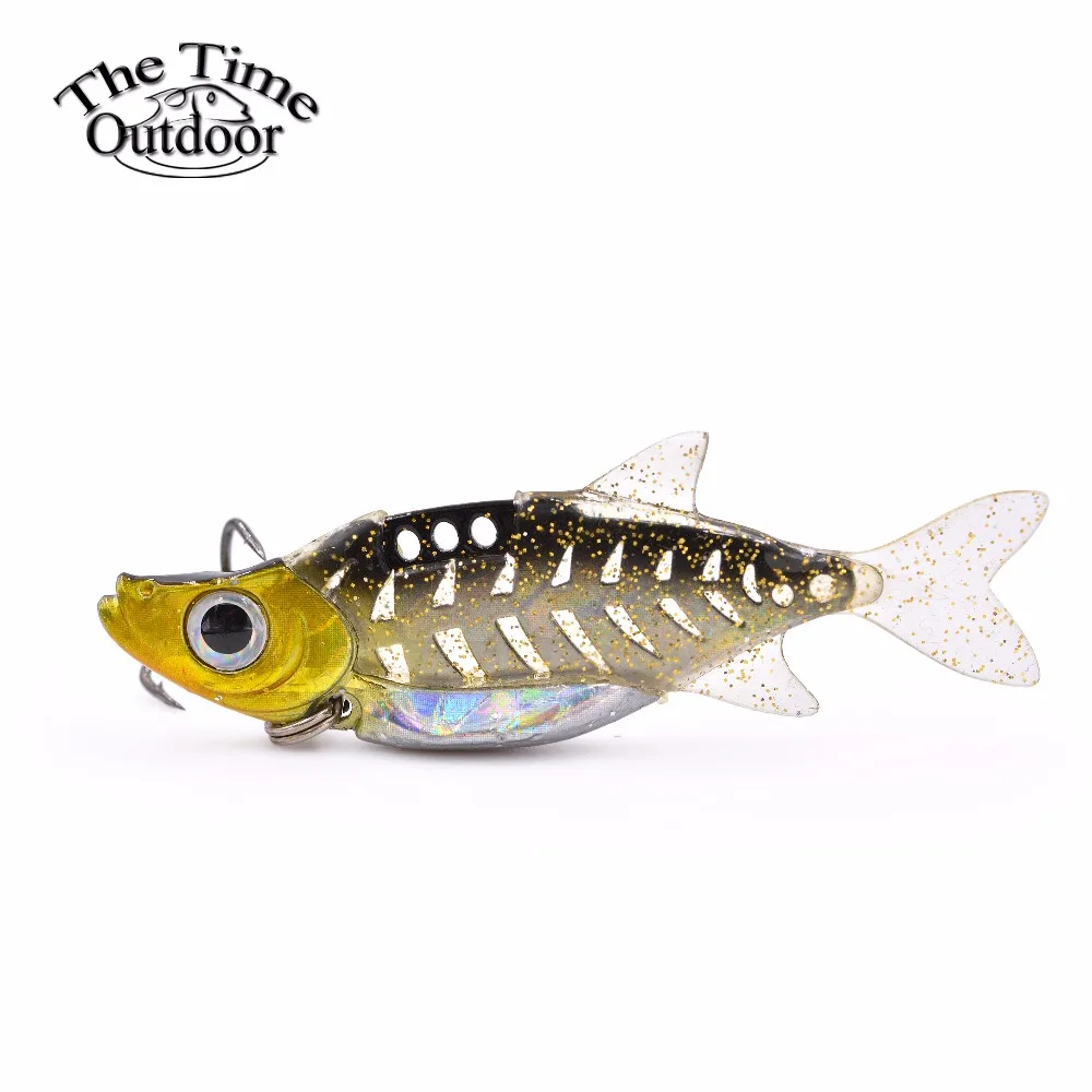 1PCS Multi-color VIB Metal Lure With Soft Tail Swim Bait Artificial Bait 11g/14g With Treble Hook Wobblers Rubber Bait
1PCS Multi-color VIB Metal Lure With Soft Tail Swim Bait Artificial Bait 11g/14g With Treble Hook Wobblers Rubber Bait