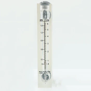0.6-6LPM 1/2" BSPT Male Thread PMMA Panel Type Liquid Float Flowmeter Water Flow Meter Rotameter Without Control Valve
0.6-6LPM 1/2" BSPT Male Thread PMMA Panel Type Liquid Float Flowmeter Water Flow Meter Rotameter Without Control Valve