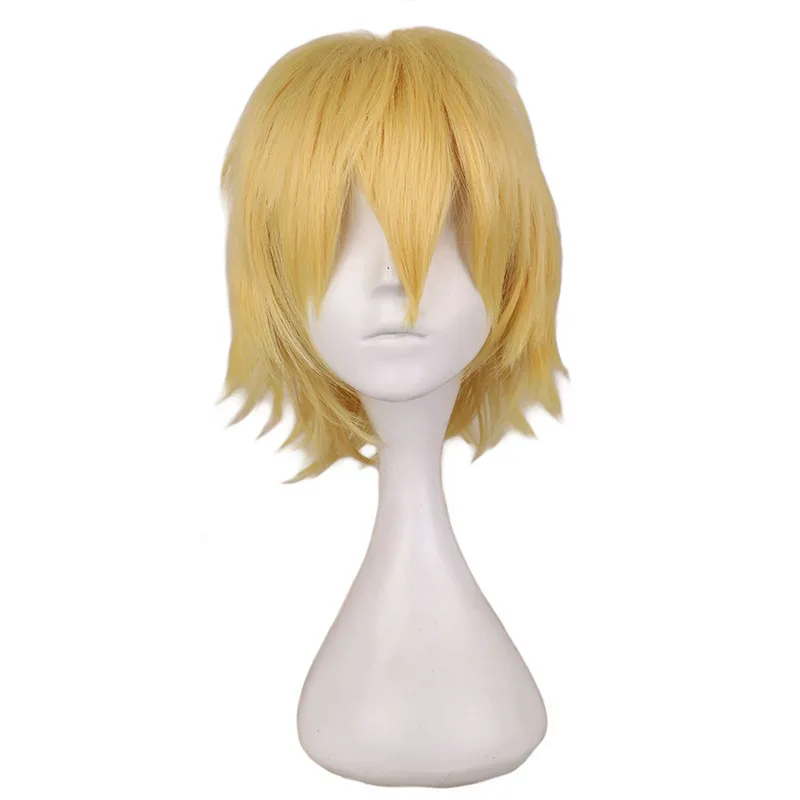 QQXCAIW Short Men Cosplay Gold Yellow Full Wig 30 Cm High Temperature Fiber Synthetic Hair Wigs
QQXCAIW Short Men Cosplay Gold Yellow Full Wig 30 Cm High Temperature Fiber Synthetic Hair Wigs