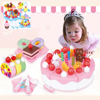Vitoki 86 pcs/set Sweet Children Kitchen Toys Plastic Cutting Birthday Cake DIY Pretend Play Blue Girls Gifts for Children
Vitoki 86 pcs/set Sweet Children Kitchen Toys Plastic Cutting Birthday Cake DIY Pretend Play Blue Girls Gifts for Children