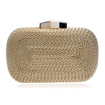 New Fashion Chains Women Messenger Bags Knitted Style Vintage Metal Day Clutches Small Purse Evening Bags For Wedding Party Bag
New Fashion Chains Women Messenger Bags Knitted Style Vintage Metal Day Clutches Small Purse Evening Bags For Wedding Party Bag