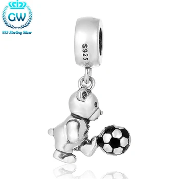 Sterling Silver Pendant Charms Animal & Football Charm Pulseira De Prata DIY Jewelry Making 925 Brand Gw Jewellery S459-15
Sterling Silver Pendant Charms Animal & Football Charm Pulseira De Prata DIY Jewelry Making 925 Brand Gw Jewellery S459-15