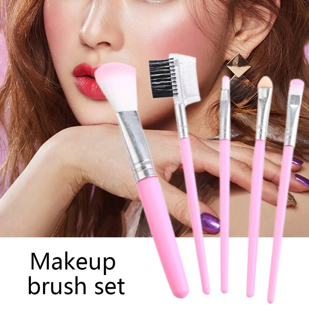 5 Pcs Set Professional Powder Foundation Cosmetic Makeup Brush Foundation Comb New Eyeliner Lip Cosmetic Brushes Tools Kits
5 Pcs Set Professional Powder Foundation Cosmetic Makeup Brush Foundation Comb New Eyeliner Lip Cosmetic Brushes Tools Kits