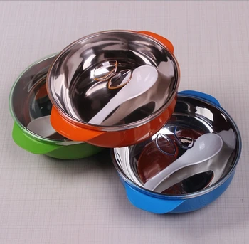 3 Pcs Per Lot South Korea Style Stainless Steel Bowls Double Wall Heat Insulation Bowl 3 Colors Free Shipping
3 Pcs Per Lot South Korea Style Stainless Steel Bowls Double Wall Heat Insulation Bowl 3 Colors Free Shipping