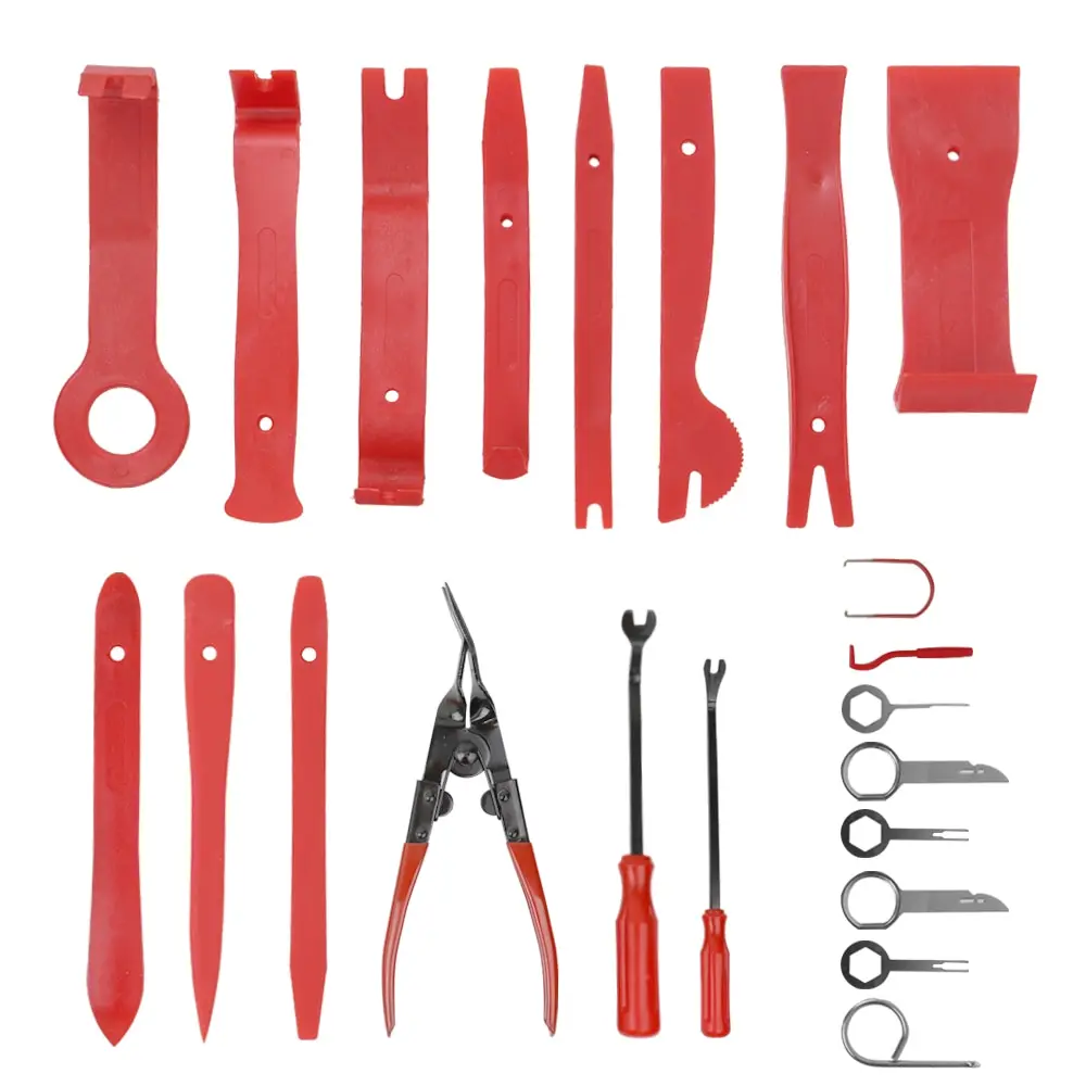 22pcs Auto Car Audio Radio Interior Door Panel DIY Pc Demolition Installation Pry Tool Repair Hand Tools Kit Screwdriver Keys
22pcs Auto Car Audio Radio Interior Door Panel DIY Pc Demolition Installation Pry Tool Repair Hand Tools Kit Screwdriver Keys