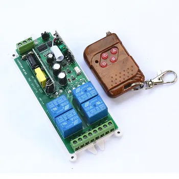 AC 220V 110V 85-265V 315 / 433 MHz Intelligent RF Wireless Remote Control Switch System For LED Light / Door / Motor
AC 220V 110V 85-265V 315 / 433 MHz Intelligent RF Wireless Remote Control Switch System For LED Light / Door / Motor