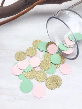 Mint Green Pink & Gold Glitter Confetti | Scalloped Confetti | Circle Confetti | Bridal Shower Table decor scrapbook Confettis
Mint Green Pink & Gold Glitter Confetti | Scalloped Confetti | Circle Confetti | Bridal Shower Table decor scrapbook Confettis