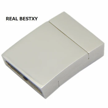 REAL BESTXY 10pcs/lot stainless steel trong Magnetic Clasps Fit Flat Leather Bracelet Gold Color End Caps Clasps Diy Jewelry
REAL BESTXY 10pcs/lot stainless steel trong Magnetic Clasps Fit Flat Leather Bracelet Gold Color End Caps Clasps Diy Jewelry