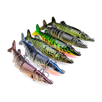 2020 NEW 12.5 cm 20 g realistic multi-joint segment 8 Pike Muskie lures bait fish swimming treble hook fishing gear
2020 NEW 12.5 cm 20 g realistic multi-joint segment 8 Pike Muskie lures bait fish swimming treble hook fishing gear