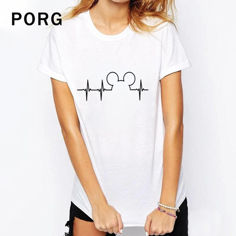 Mickey Heartbeat tshirt print streetwear fashion T Shirt tops gothic porg poleras mujer white Tee women clothes 2019 plus size
Mickey Heartbeat tshirt print streetwear fashion T Shirt tops gothic porg poleras mujer white Tee women clothes 2019 plus size