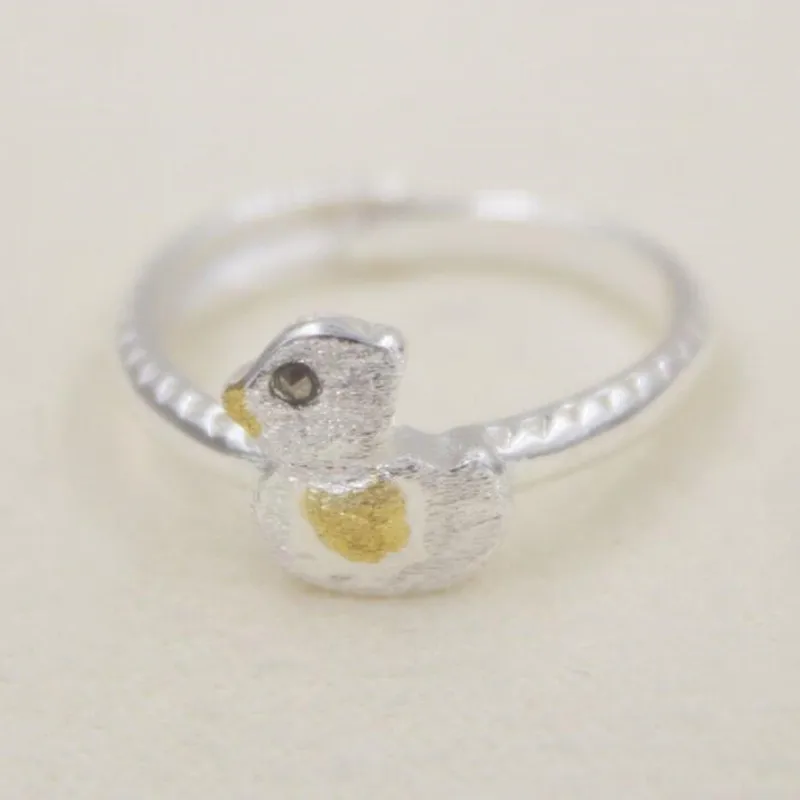 New Arrival Creative Popular 925 Sterling Silver Jewelry Small Fresh Cute Duck Simple Opening Ring SR215
New Arrival Creative Popular 925 Sterling Silver Jewelry Small Fresh Cute Duck Simple Opening Ring SR215
