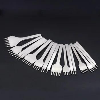Leather Stitching Hole Punches Punch Tool 4 Pcs Hand Sewing Prongs Leather Craft Tools Leather Belt Metal White Steel
Leather Stitching Hole Punches Punch Tool 4 Pcs Hand Sewing Prongs Leather Craft Tools Leather Belt Metal White Steel
