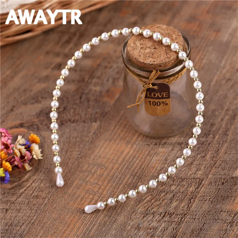1Pcs /lot Romantic Wedding Pearl HairBands Hair Accessories For Woman Fashion Elastic White Solid Jewelry Tiara Gift
1Pcs /lot Romantic Wedding Pearl HairBands Hair Accessories For Woman Fashion Elastic White Solid Jewelry Tiara Gift