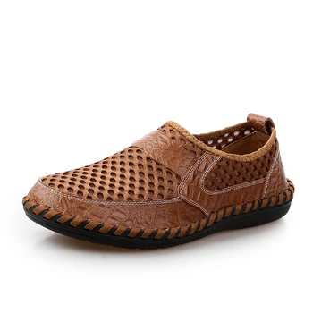 Alligator Mesh Summer Shoes Men Breathable Men Shoes Casual Handmade Slip On 
Alligator Mesh Summer Shoes Men Breathable Men Shoes Casual Handmade Slip On