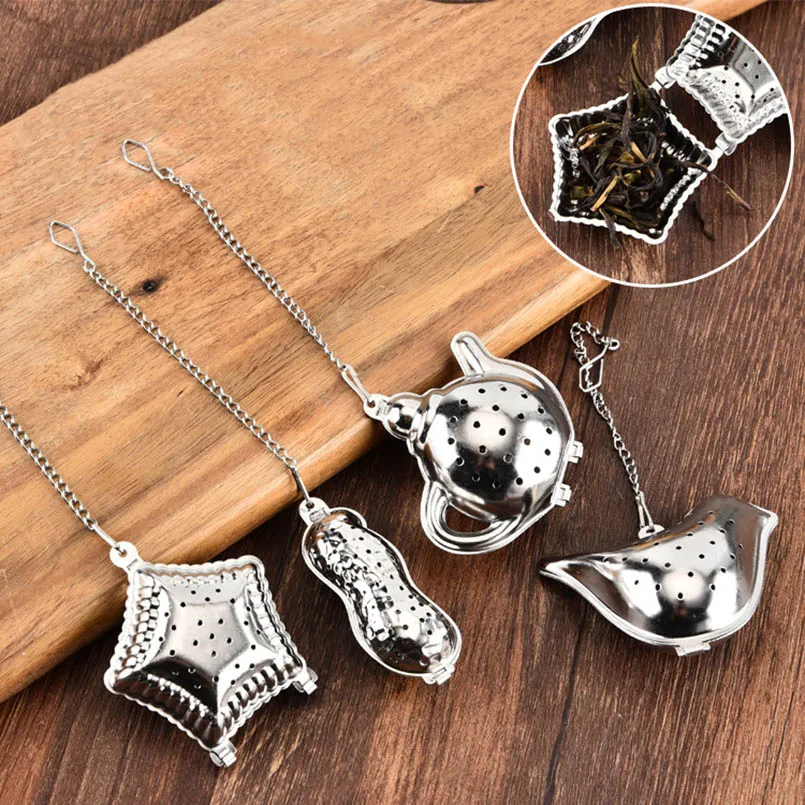 1PC Cute Peanut/Bird/Star/Teapot Tea Strainer Stainless Steel Loose Tea Infuser Creative Reusable Tea Filter Decorative Teaware
1PC Cute Peanut/Bird/Star/Teapot Tea Strainer Stainless Steel Loose Tea Infuser Creative Reusable Tea Filter Decorative Teaware