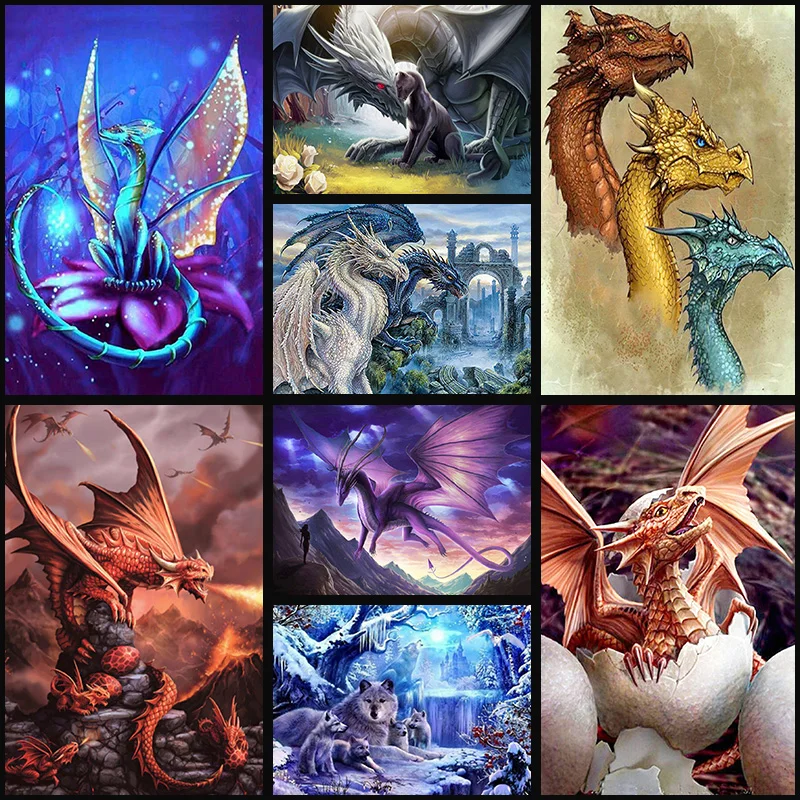 new DIY 5D full Diamond Painting Color Dragon Square Mosaic Diamond Embroidery Needlework Pattern Decorative Painting
new DIY 5D full Diamond Painting Color Dragon Square Mosaic Diamond Embroidery Needlework Pattern Decorative Painting