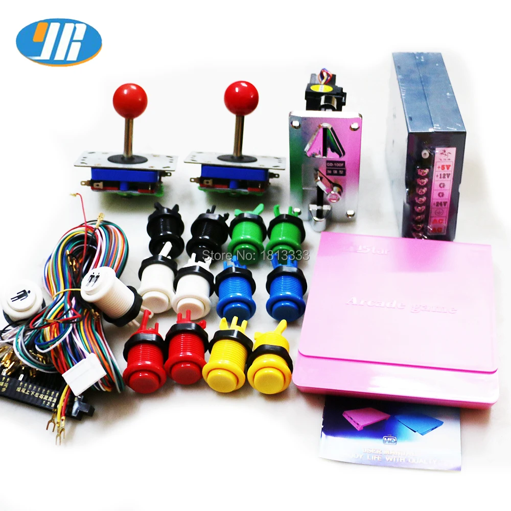 Jamma Arcade Game DIY Kit For Box 5s 1299 In 1 Game Board ZIPPY Joystick Push Button Power Supply Coin Acceptor 28Pin Jamma
Jamma Arcade Game DIY Kit For Box 5s 1299 In 1 Game Board ZIPPY Joystick Push Button Power Supply Coin Acceptor 28Pin Jamma