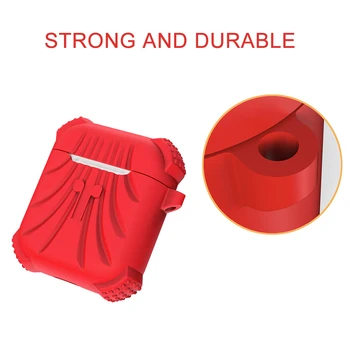 For Apple Airpods 2 Soft Silicone Case Shockproof Cover for AirPods Thickening Earphone anti-drop for AirPods 2 Protector Case
For Apple Airpods 2 Soft Silicone Case Shockproof Cover for AirPods Thickening Earphone anti-drop for AirPods 2 Protector Case