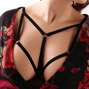 2017 Hot Women Sexy Body Harness Belt Black Elastic Strappy Tops Cage Bra Bondage Lingerie Burlesque Exotic Appare Festival Wear
2017 Hot Women Sexy Body Harness Belt Black Elastic Strappy Tops Cage Bra Bondage Lingerie Burlesque Exotic Appare Festival Wear