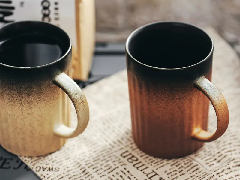 Vintage Style Coffee Mug Gradient Ceramic Cup High Class Chinese Tea Cup Large Office Mug Porcelain Drinkware Fancy Gift for your friends (6)