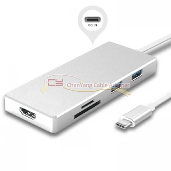 USB 3.1 Type-C USB-C to HDMI & Multiple Dual Ports 3.0 Hub & TF SD Card Reader & Power For PC Laptop & Macbook
USB 3.1 Type-C USB-C to HDMI & Multiple Dual Ports 3.0 Hub & TF SD Card Reader & Power For PC Laptop & Macbook