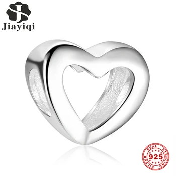 Jiayiqi Silver Heart Shaped Hollow 925 Sterling Silver Beads Metal Beads For Women Charm Bracelets Bangles DIY Jewelry Gift
Jiayiqi Silver Heart Shaped Hollow 925 Sterling Silver Beads Metal Beads For Women Charm Bracelets Bangles DIY Jewelry Gift