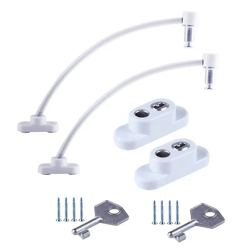 2pcs Kids Window Restrictors Door Cable Lock Child Baby Safety Security Wire Catch
2pcs Kids Window Restrictors Door Cable Lock Child Baby Safety Security Wire Catch