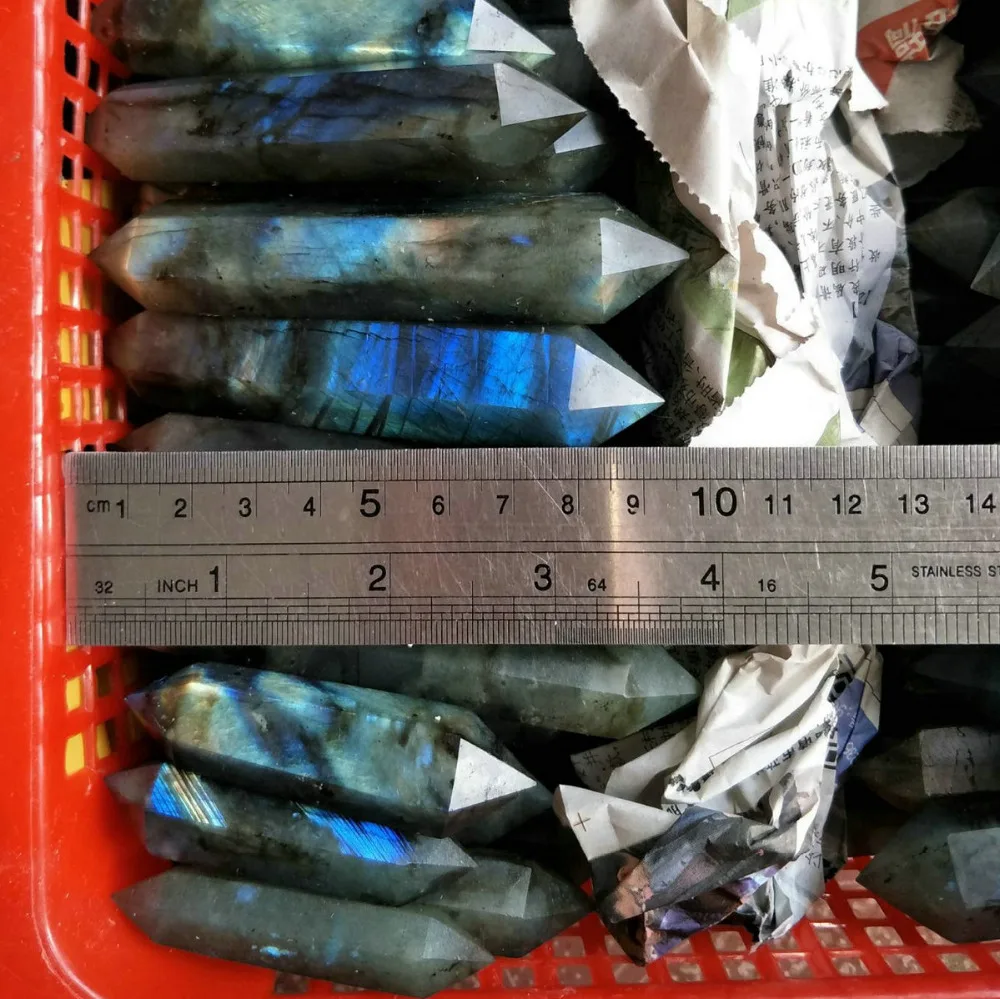 1KG (2.2LB) Natural Rainbow Labradorite Gem Stone Crystal Double Points Wands Polished Healing Wholesales Price
1KG (2.2LB) Natural Rainbow Labradorite Gem Stone Crystal Double Points Wands Polished Healing Wholesales Price