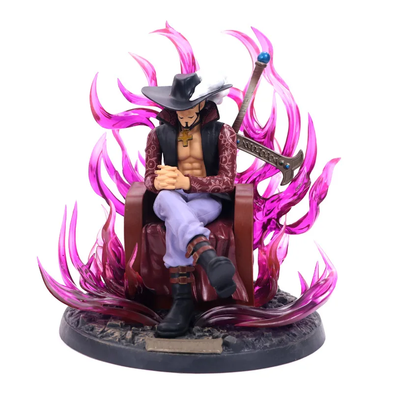 Anime OP Chorakol Mihawk Red Flame ThronePVC Action Figure Eagle Eye Sitting Ver. Collectible Model Toy 23cm
Anime OP Chorakol Mihawk Red Flame ThronePVC Action Figure Eagle Eye Sitting Ver. Collectible Model Toy 23cm