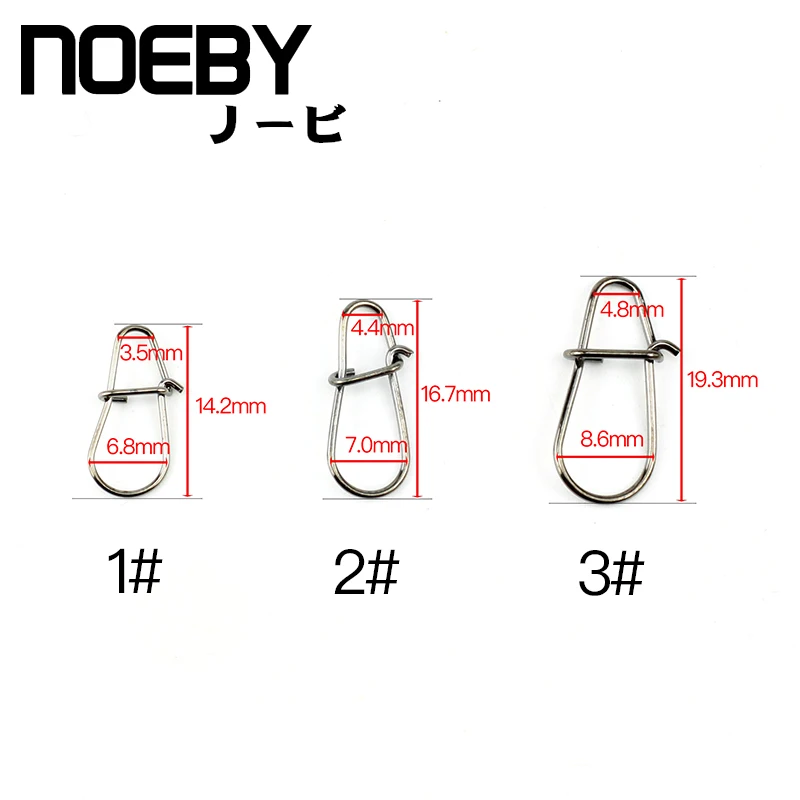 NOEBY 18PCS High-carbon steel Fish Lure Fastlock Fish Tool Connector Fish Lure Tackle
NOEBY 18PCS High-carbon steel Fish Lure Fastlock Fish Tool Connector Fish Lure Tackle