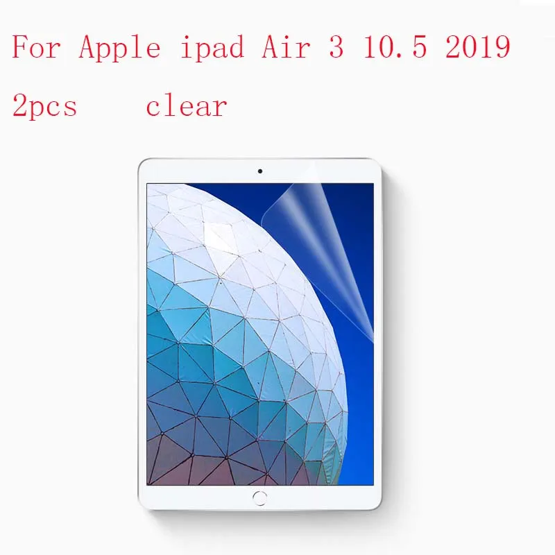 Clear New HD Clear Anti Shatter Screen Protector Film For Apple ipad Air 3 10.5 2019 protective 2pcs in 1 package
Clear New HD Clear Anti Shatter Screen Protector Film For Apple ipad Air 3 10.5 2019 protective 2pcs in 1 package