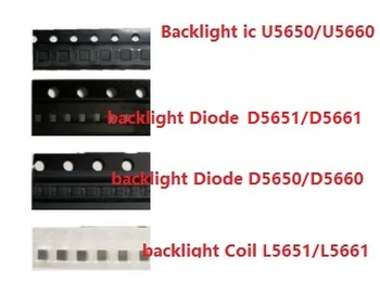 50sets/lot for iPhone 8 plus i8+ backlight ic U5650/U5660+ L5651/L5661 coil + blackdiode D5650/D5660 + glass diode D5651/D5661
50sets/lot for iPhone 8 plus i8+ backlight ic U5650/U5660+ L5651/L5661 coil + blackdiode D5650/D5660 + glass diode D5651/D5661