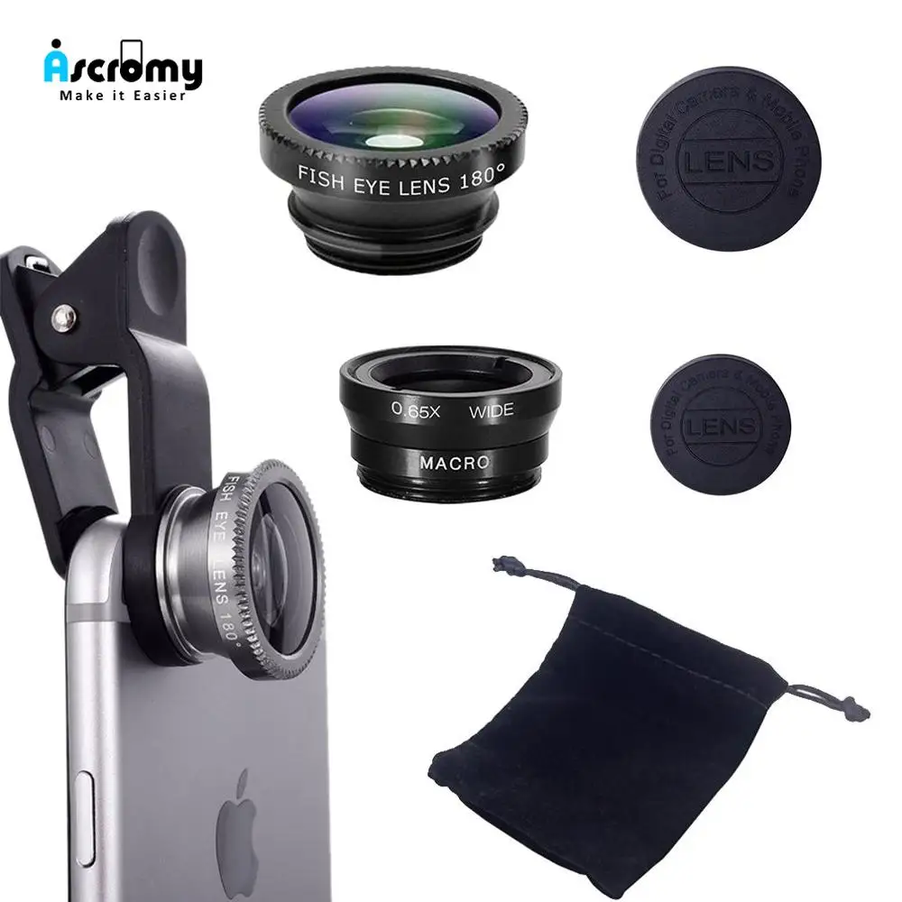 Ascromy 3 in1 Fish Eye Lenses Phone Camera lenses 10X Macro Lens Kits For iPhone 6 7 8 X XR Samsung For xiaomi lens on the phone
Ascromy 3 in1 Fish Eye Lenses Phone Camera lenses 10X Macro Lens Kits For iPhone 6 7 8 X XR Samsung For xiaomi lens on the phone