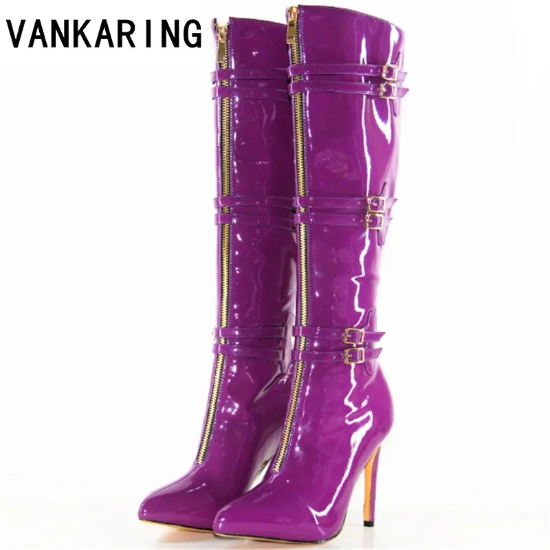 VANKARING fashion microfiber leather boots shoes women knee high boots sexy pointed toe cowboy boots women high heel riding boot
VANKARING fashion microfiber leather boots shoes women knee high boots sexy pointed toe cowboy boots women high heel riding boot