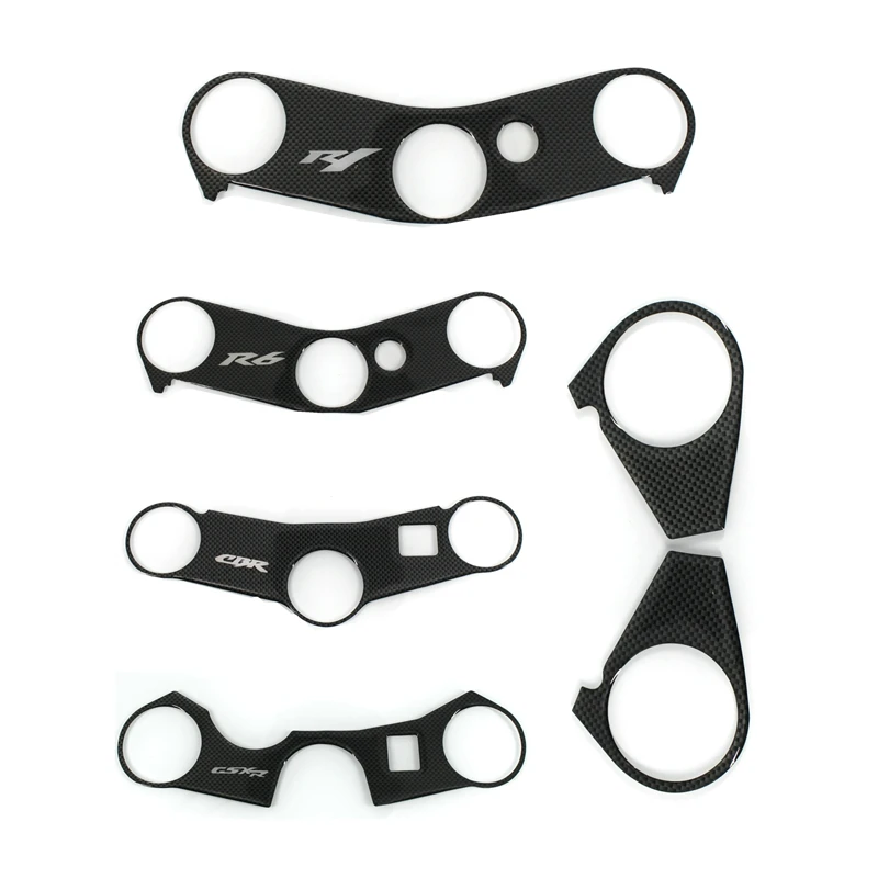 Motorcycle Central Console Carbon Fiber Pattern Sticker Top Triple Clamp case For R1 R6 ZX6R ZX-10R CBR600 CBR1000 GSXR600/750
Motorcycle Central Console Carbon Fiber Pattern Sticker Top Triple Clamp case For R1 R6 ZX6R ZX-10R CBR600 CBR1000 GSXR600/750