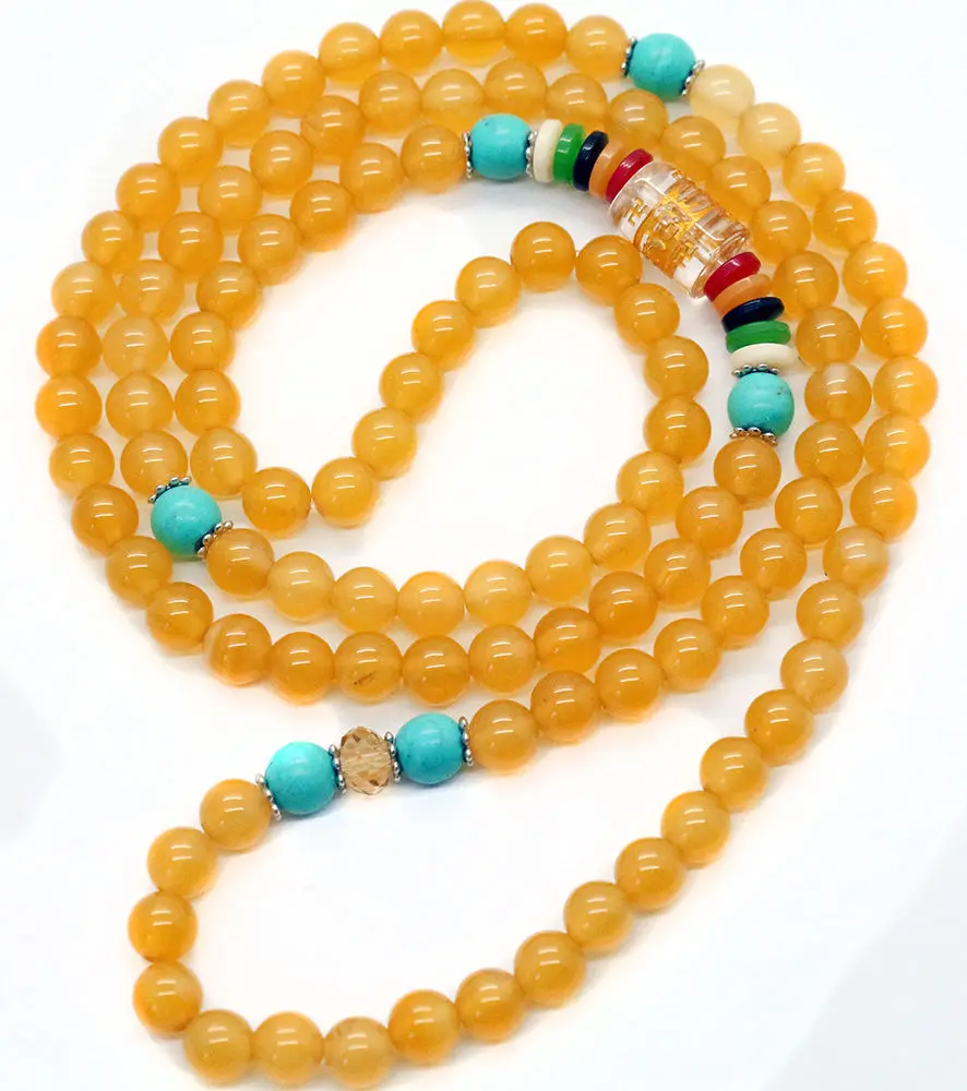ddh001721 Natural 6mm Yellow Agate Tibet Buddhist 108 Prayer Lucky Mala Bracelet Necklace
ddh001721 Natural 6mm Yellow Agate Tibet Buddhist 108 Prayer Lucky Mala Bracelet Necklace