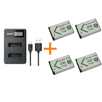 4 pcs 1350mAh NP-BX1 NPBX1 BX1 Battery With LCD Dual Battery Charger for Sony DSC-RX100 IV RX10 II RX1 HX300 WX300 WX500
4 pcs 1350mAh NP-BX1 NPBX1 BX1 Battery With LCD Dual Battery Charger for Sony DSC-RX100 IV RX10 II RX1 HX300 WX300 WX500