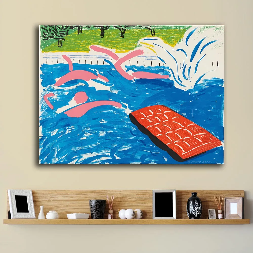 Afternoon Swimming, 1980 by DAVID HOCKNEY Painting Home Decor On Canvas Modern Wall Art Canvas Print Canvas Painting No Frame
Afternoon Swimming, 1980 by DAVID HOCKNEY Painting Home Decor On Canvas Modern Wall Art Canvas Print Canvas Painting No Frame