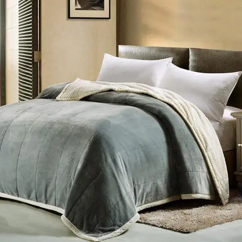 200230cm high quality super soft coral fleece bed blanket cover deken double layer thick winter decorative throw blankets - Decorative Throw Blankets 200230cm high quality super soft coral fleece bed blanket cover deken double layer thick winter decorative throw blankets - Decorative Throw Blankets