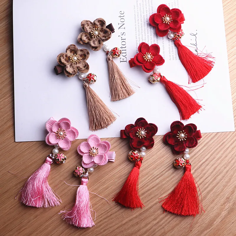 2pcs/lot Chinese Ball Tassel Hair Clips Red Hairband Head Band Happy New Year Hairpin Hand Made Rim Hair Accessories Hair Bows
2pcs/lot Chinese Ball Tassel Hair Clips Red Hairband Head Band Happy New Year Hairpin Hand Made Rim Hair Accessories Hair Bows