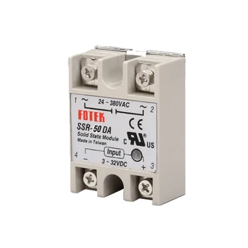 5PCS/Lot Solid State Relay SSR-50 DA Input 3-32V DC Load 24-380V AC SSR Single Phase 50A SSR-50DA
5PCS/Lot Solid State Relay SSR-50 DA Input 3-32V DC Load 24-380V AC SSR Single Phase 50A SSR-50DA