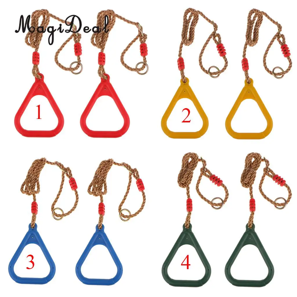 MagiDeal 2Pcs Iron Triangle Plastic Strength Training Ring With Adjustable Strap Buckles Kid Adult Home Gym Outdoor Fitness Tool
MagiDeal 2Pcs Iron Triangle Plastic Strength Training Ring With Adjustable Strap Buckles Kid Adult Home Gym Outdoor Fitness Tool